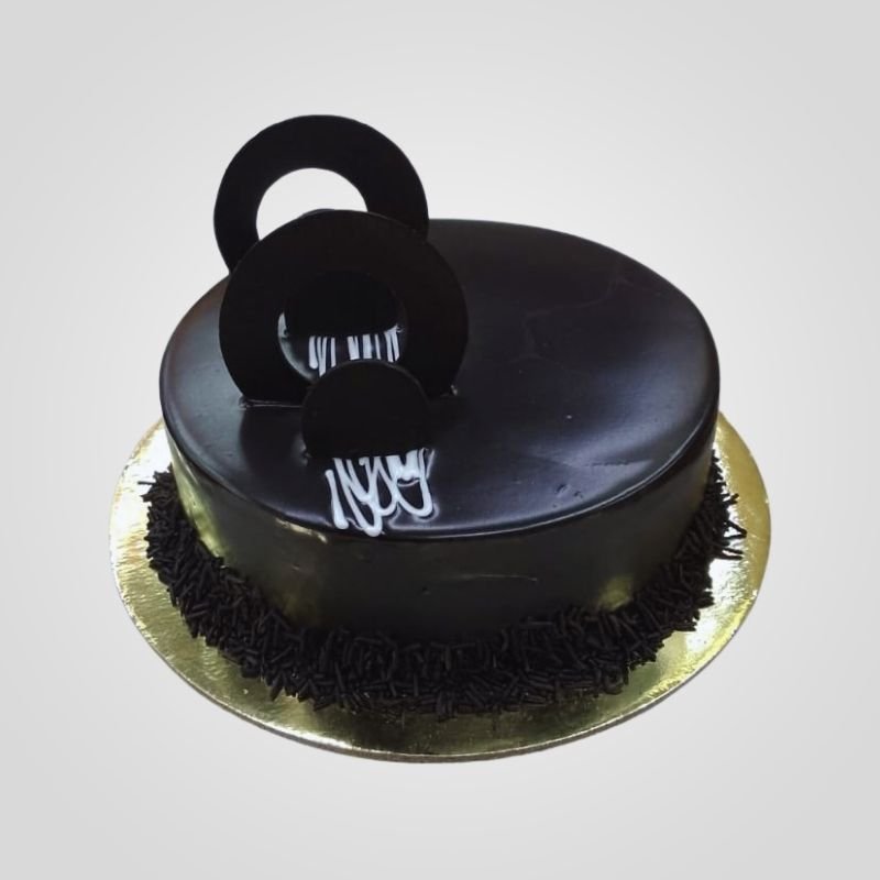 Chocolate Truffle Cake (1) Chocolate Truffle Cake