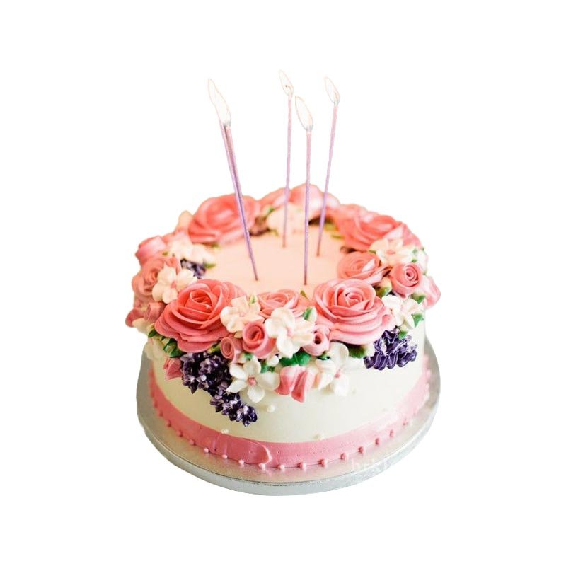 Rosette Cake-1 Rosette Cake-1