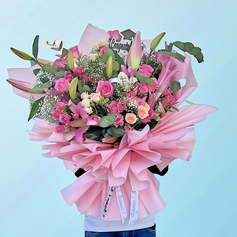 Mixed-Pink-Flowers-Bouquet Mixed-Pink-Flowers-Bouquet