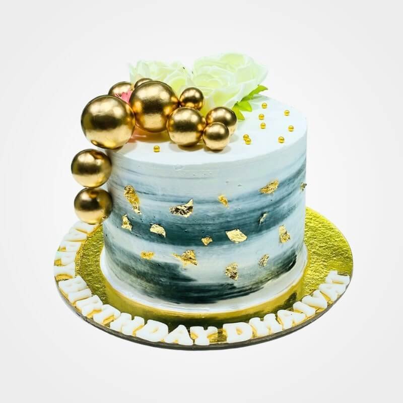 Gold Marble Cake Gold Marble Cake