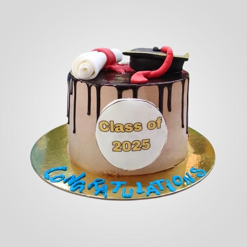 Graduation Cake Graduation Drip Cake