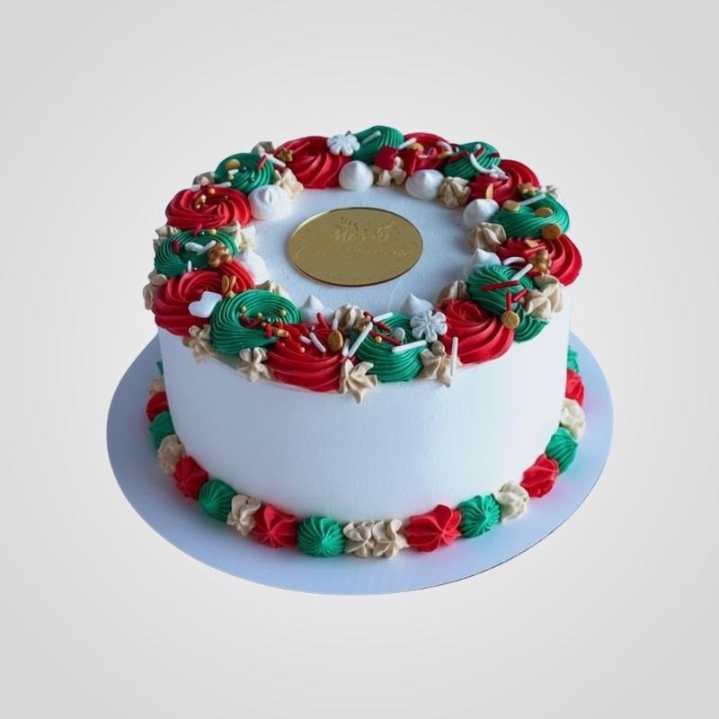 Christmas Wreath Cake Christmas Wreath Cake